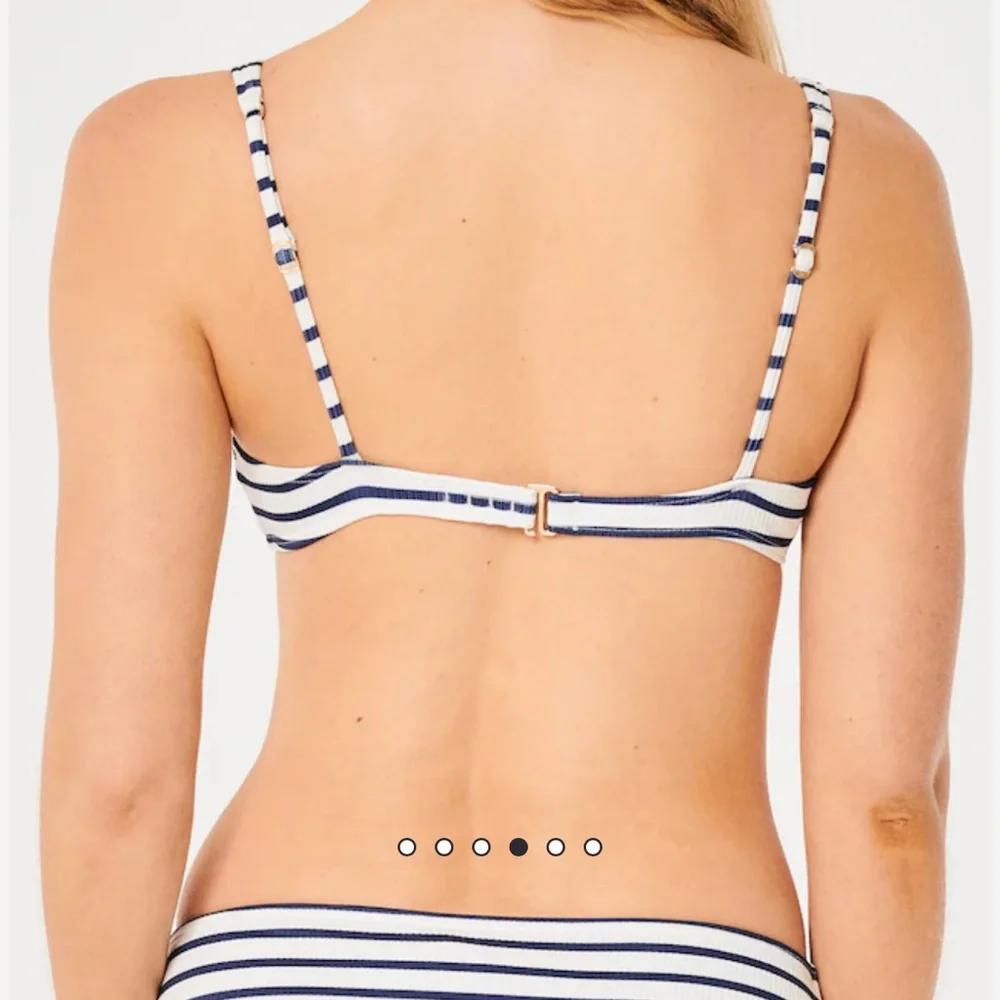 NWT Hollister Ribbed V-Neck Scoop Bikini Top - Picture 2 of 5